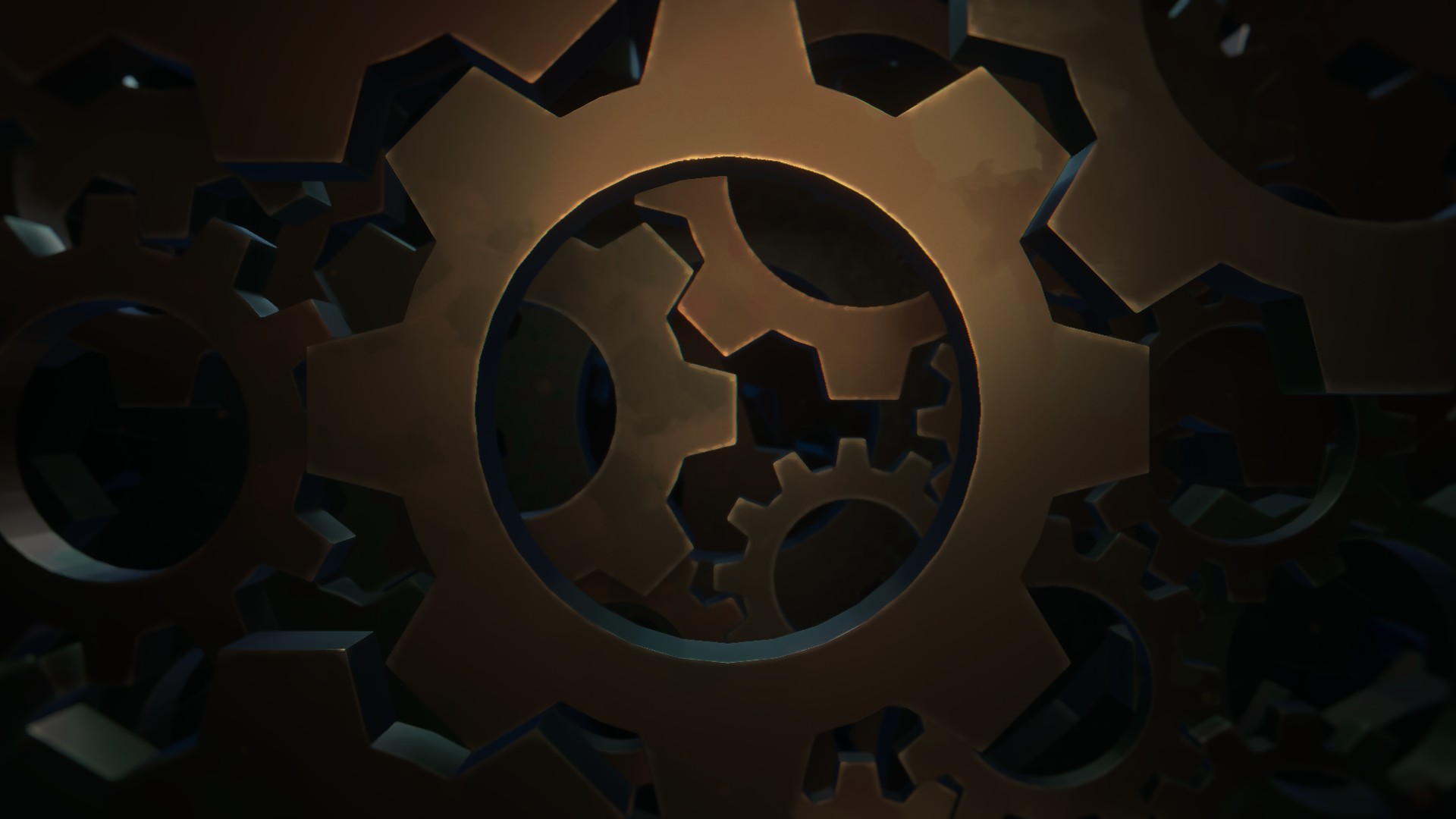 Dream Sequence – layered metallic gears